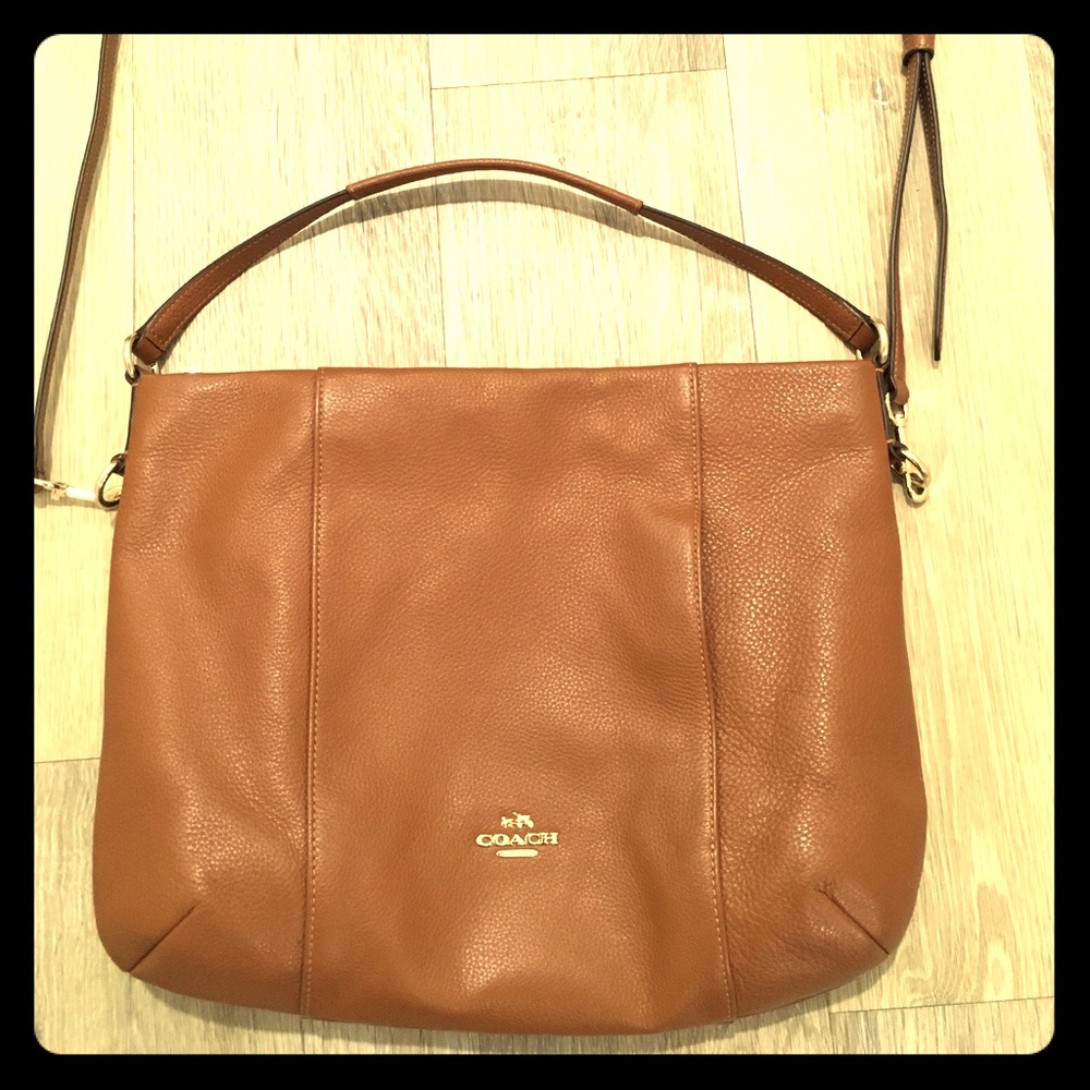 Coach east west two-way hobo bag